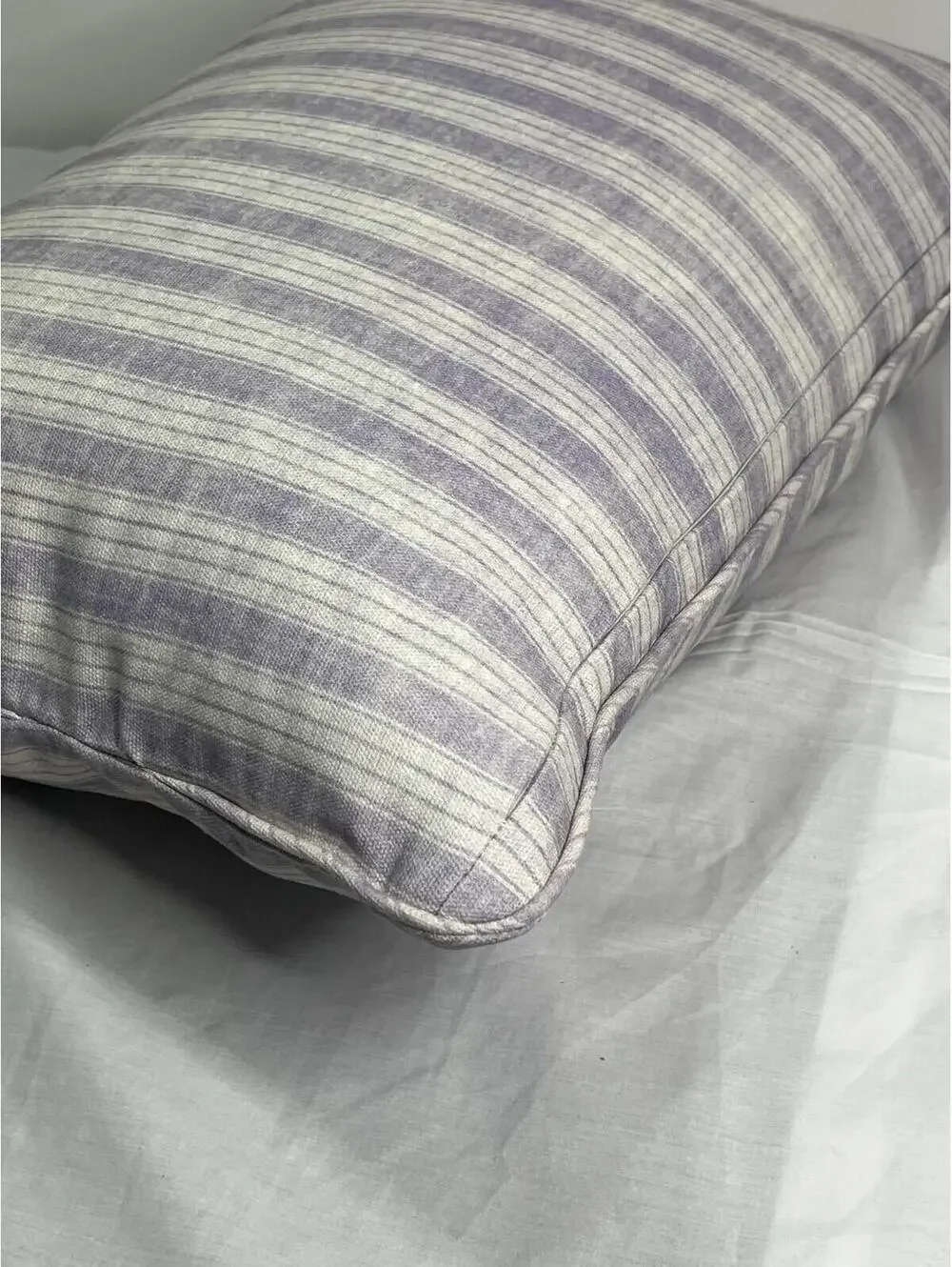 Lauren Ralph Lauren Callahan Throw Pillow Lavender 15x20 Striped Indoor Decor